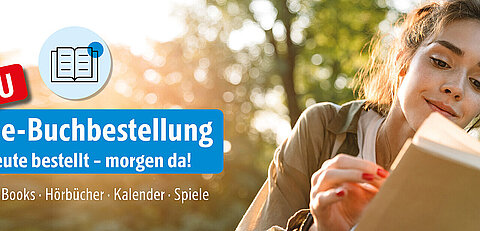 Online Buchbestellung NEU unser Bücher online Shop, bestellen oder einfach mal nur stöbern. Hier findet ihr Bücher, E-Books, Hörbücher, Kalender und Spiele